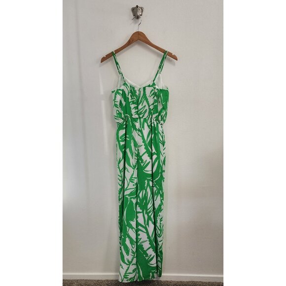 Lilly Pulitzer for Target 20th anniversary floral green jumpsuit XS - Picture 4 of 7